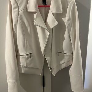White House Black Market Cream Blazer